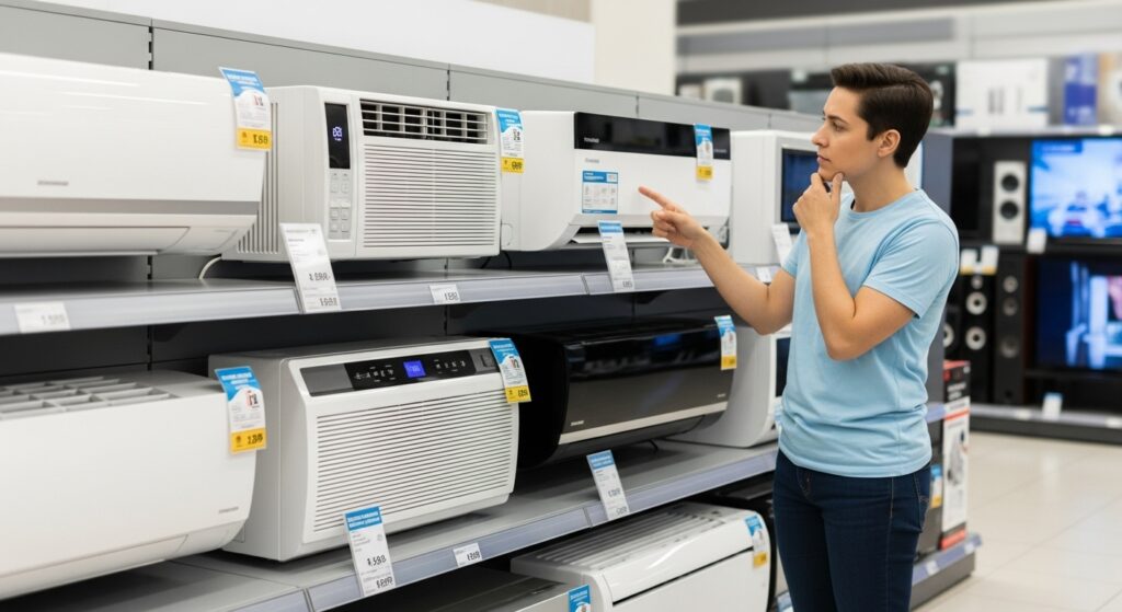 창문형 에어컨 구매
