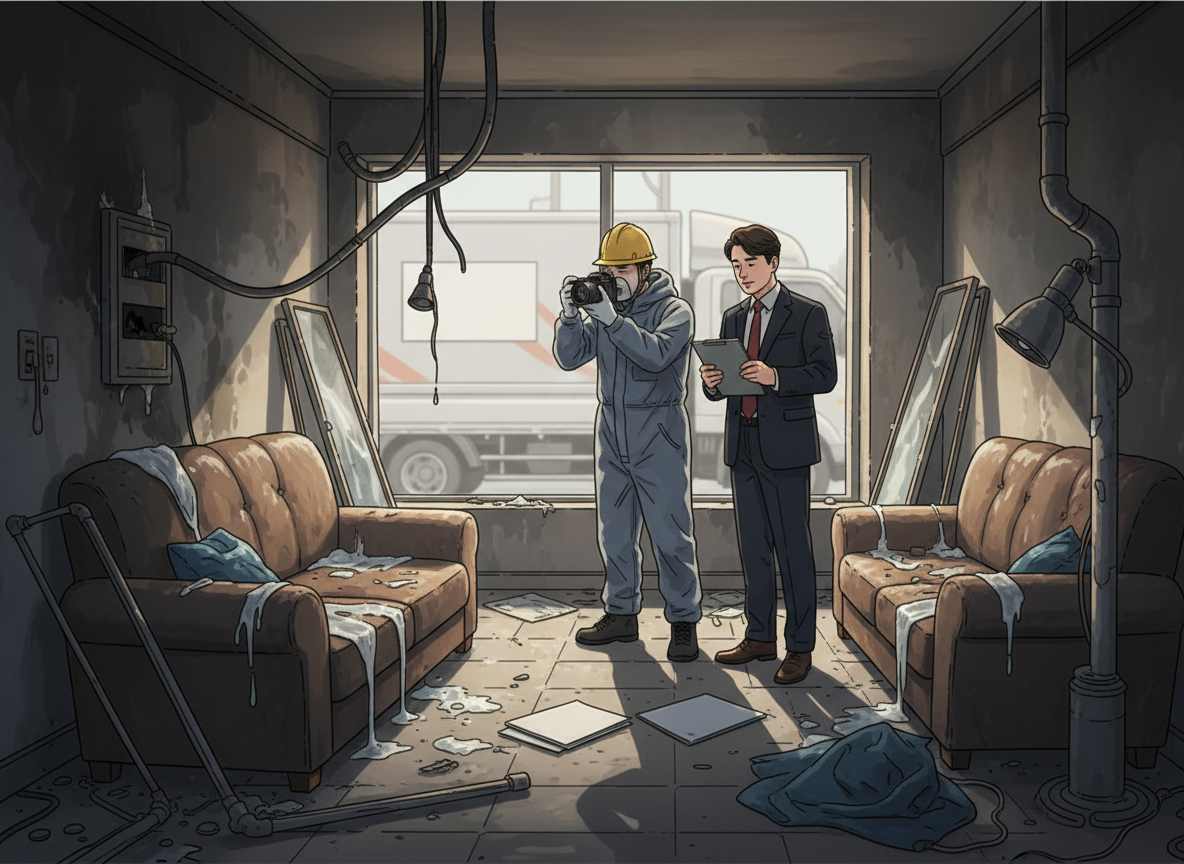 안양화재청소 - 원활한 보험 처리와 안전한 복구를 위한 준비 사항