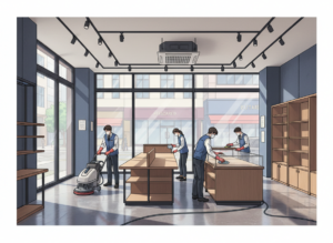 임대상가관리 청소 대표 이미지