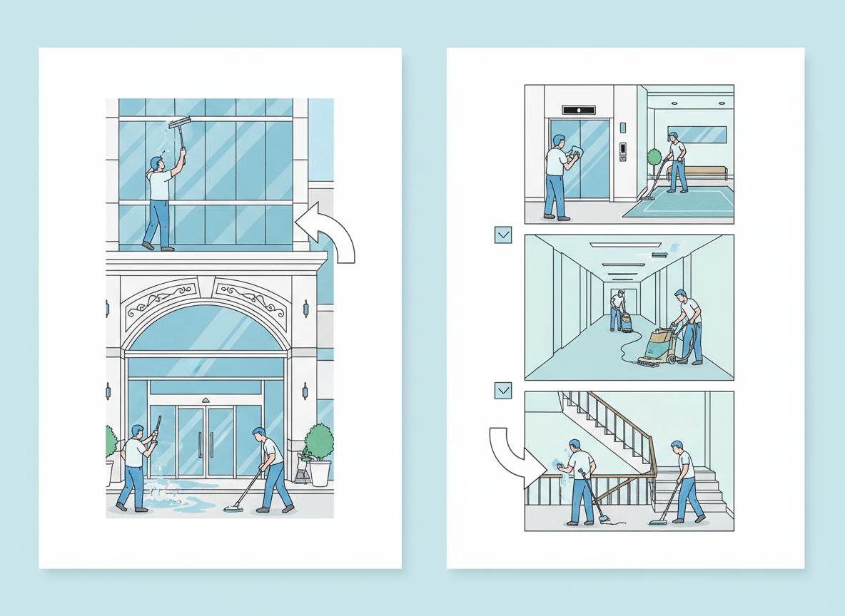 임대상가관리 청소 - 체계적인 실행 단계와 적용 순서